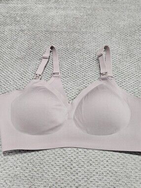 Momcozy Nursing Bra, Taupe, Large
